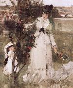 Detail of Hide and seek Berthe Morisot